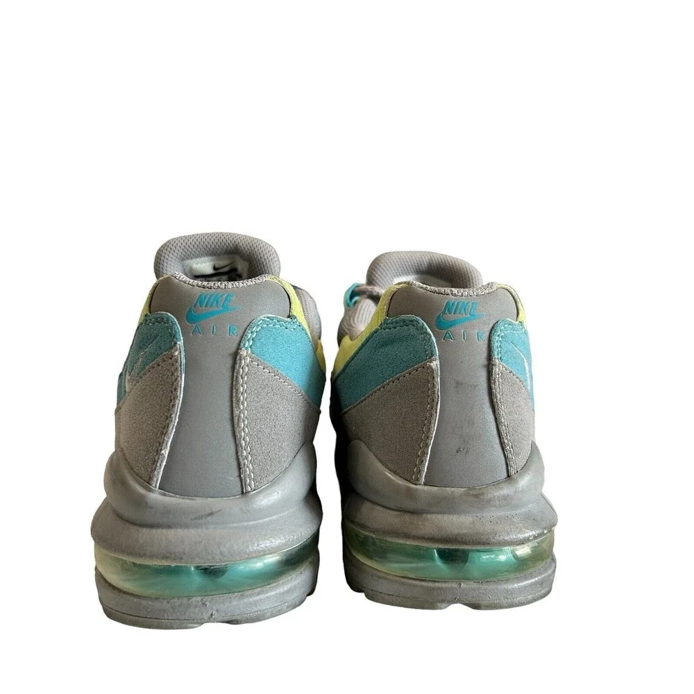 Nike Air Max '95 Womens  Gray Yellow Blue  Retro Running Athletic Sneake…